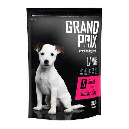 Корм сухой Grand Prix Small Junior с ягненком для щенков собак мелких и миниатюрных пород 800 г арт. 3386812