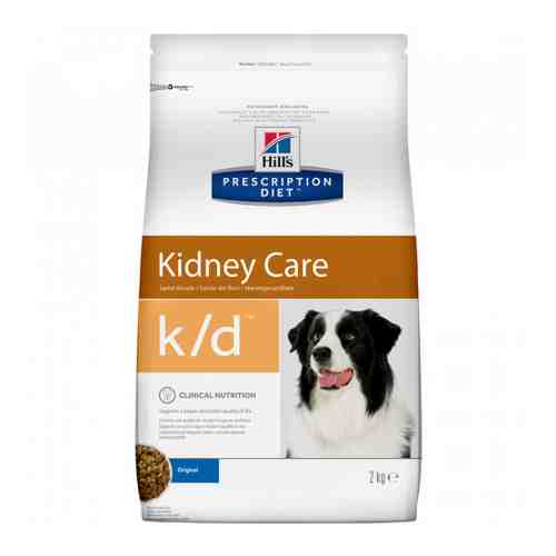 Корм сухой Hill's Prescription Diet k/d Kidney Care поддержание здоровья почек для собак 2 кг арт. 3368252