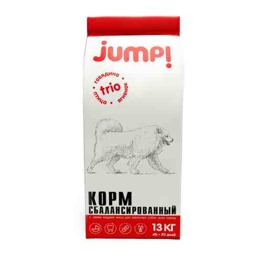 Корм сухой Jump Trio для собак 13 кг арт. 3386835