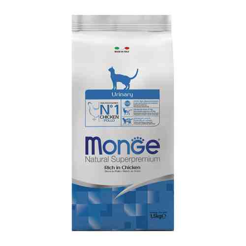 Корм сухой Monge Cat Urinary профилактика МКБ для кошек 1.5 кг арт. 3398097