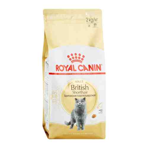 Корм сухой Royal Canin British Shorthair для кошек британской короткошерстной породы старше 12 месяцев 2 кг арт. 3316261