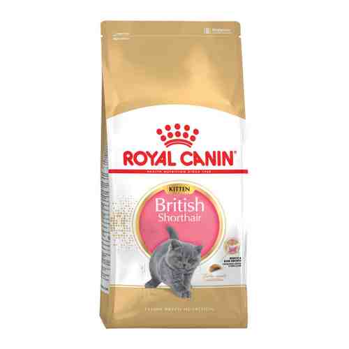 Корм сухой Royal Canin British Shorthair Kitten для котят породы британской в возрасте от 4 до 12 месяцев 400 г арт. 3375530