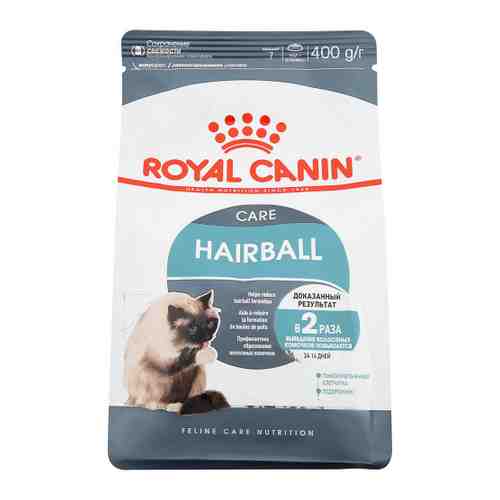 Корм сухой Royal Canin HairBall для выведения волосяных комочков для кошек 400 г арт. 3315985