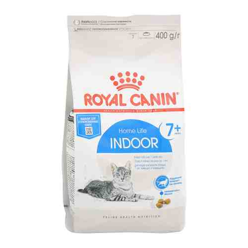 Корм сухой Royal Canin Indoor +7 для живущих в помещении кошек от 7 до 12 лет 400 г арт. 3316148