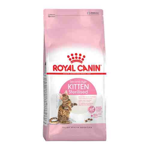 Корм сухой Royal Canin Kitten Sterilised для стерилизованных котят с момента операции до 12 месяцев 400 г арт. 3375584