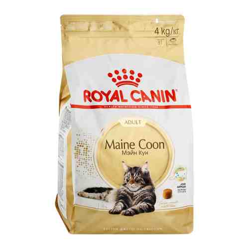 Корм сухой Royal Canin Maine Coon Adult для кошек породы мейн-кун старше 15 месяцев 4 кг арт. 3439860