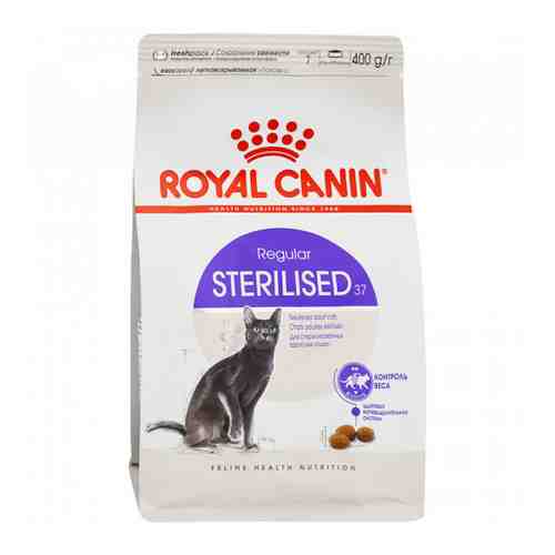 Корм сухой Royal Canin Sterilised 37 для стерилизованных кошек 400 г арт. 3315987