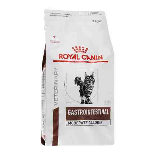 Корм сухой Royal Canin VD Gastro Intestinal Moderate Calorie Gim35 при воспалении кишечника для кошек 2 кг арт. 3439862