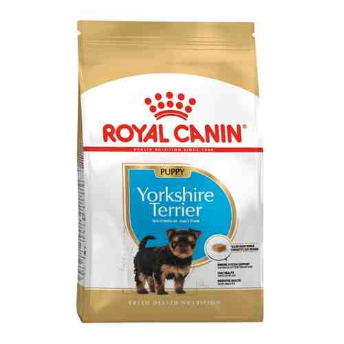 Корм сухой Royal Canin Yorkshire Terrier Puppy для щенков породы йоркширский терьер в возрасте до 10 месяцев 500 г арт. 3375658
