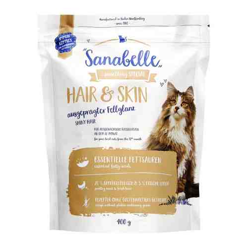 Корм сухой Sanabelle Hair&Skin для кошек 400 г арт. 3429208