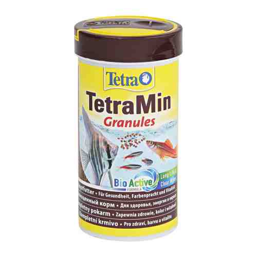 Корм Tetra Min Granules гранулы для всех видов рыб 250 мл арт. 3390529