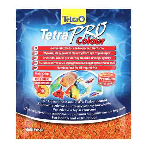 Корм Tetra Pro Colour чипсы для декоративных рыб 12 г арт. 3316069