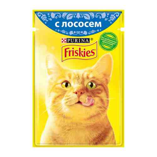 Корм влажный Friskies Adult с лососем для взрослых кошек 85 г арт. 3383800