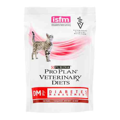 Корм влажный Pro Plan Veterinary Diets DM с говядиной при диабете для кошек 85 г арт. 3383642