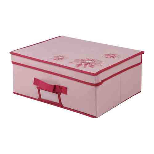 Коробка для хранения Handy Home Хризантема розово-бордовая 400x300x160 мм арт. 3424280