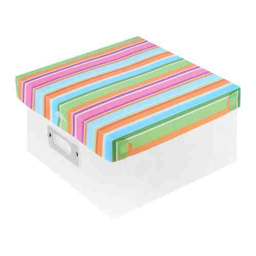 Коробка для хранения Paterra складная с крышкой малая 21х21х11.5 см арт. 3406852