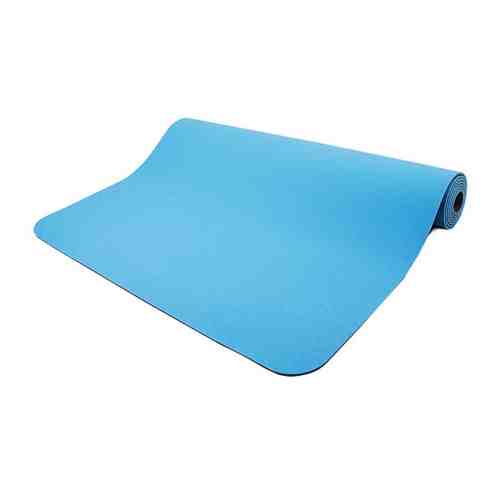 Коврик для йоги и фитнеса Torres Comfort сине-серый 173х61х0.4 см арт. 3435312