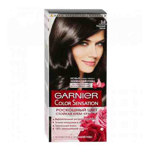 Краска для волос Garnier Color Sensation оттенок 3.0 Роскошный каштановый арт. 3352347