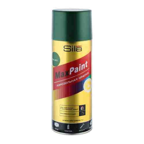 Краска Sila Home Max Paint RAL6002 аэрозольная универсальная лиственно-зеленая 520 мл арт. 3502729