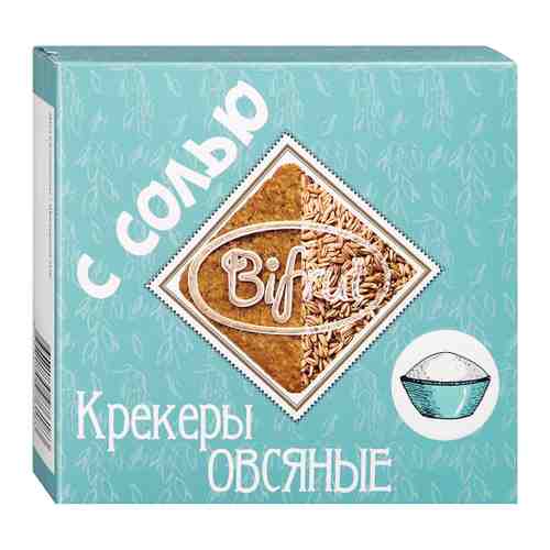 Крекеры Bifrut Овсяные с солью 210 г арт. 3420519