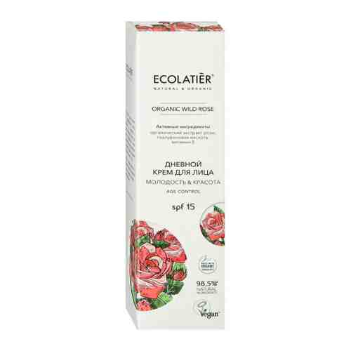 Крем для лица Ecolatier Organic Wild Rose дневной 50 мл арт. 3496505