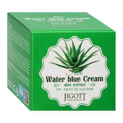 Крем для лица Jigott с экстрактом алоэ Aloe Water Blue Cream увлажняющий 70 мл арт. 3477198