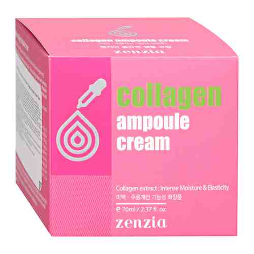 Крем для лица Zenzia с коллагеном Collagen Ampoule Cream 70 мл арт. 3477225