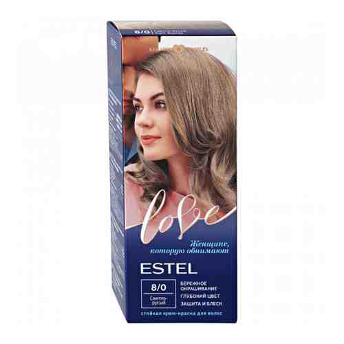 Крем-краска для волос Estel Love оттенок 8/0 Светло-русый арт. 3355800