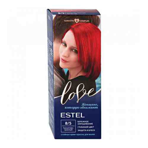 Крем-краска для волос Estel Love оттенок 8/5 Гранатово-красный арт. 3355797