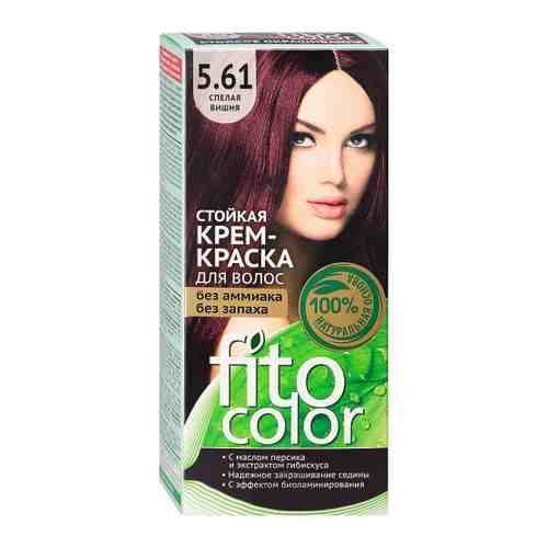 Крем-краска для волос Фито Косметик Fitocolor стойкая оттенок 5.61 Спелая вишня арт. 3425541