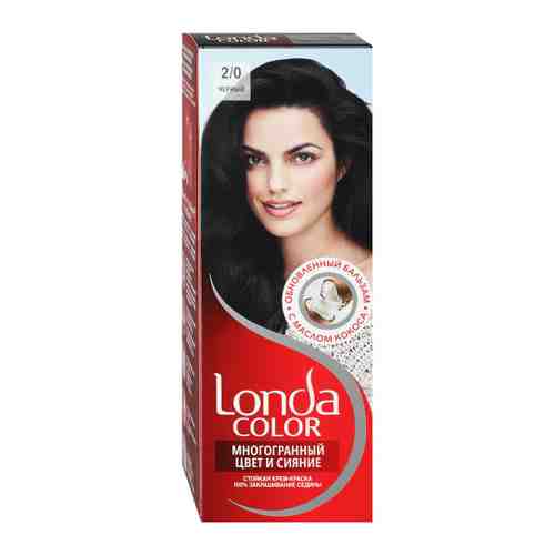 Крем-краска для волос Londa Color стойкая оттенок 2/0 Черный арт. 3521441
