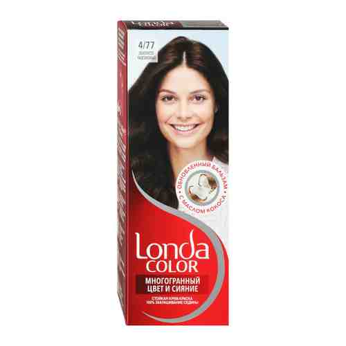 Крем-краска для волос Londa Color стойкая оттенок 4/77 Золотисто-каштановый арт. 3521412