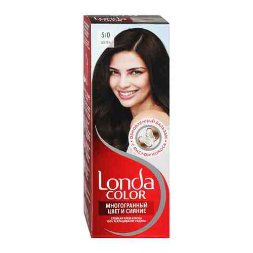 Крем-краска для волос Londa Color стойкая оттенок 5/0 Шатен арт. 3521462