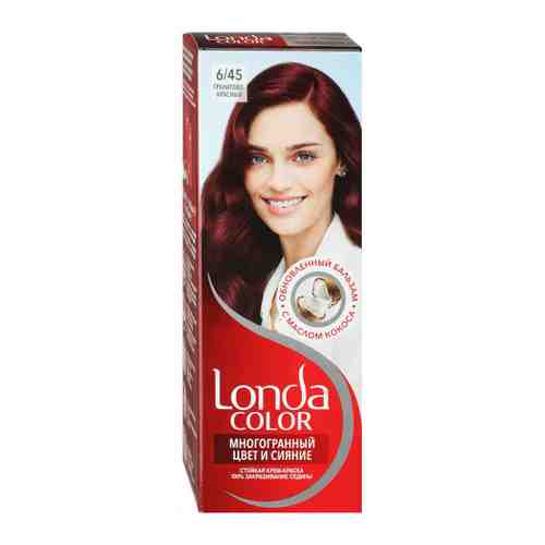 Крем-краска для волос Londa Color стойкая оттенок 6/45 Гранато-красный арт. 3521431