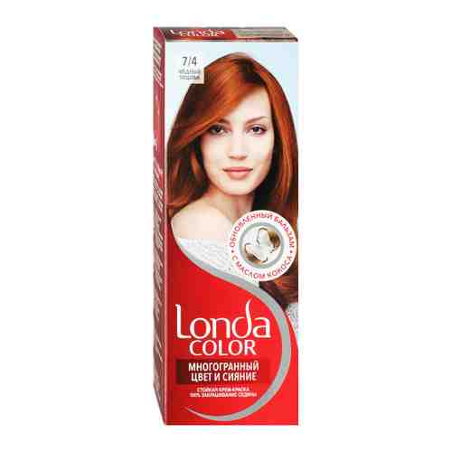 Крем-краска для волос Londa Color стойкая оттенок 7/4 Медный тициан арт. 3521423
