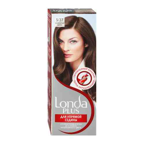 Крем-краска для волос Londa Plus для упрямой седины стойкая оттенок 5/37 Золотистый шатен арт. 3521457