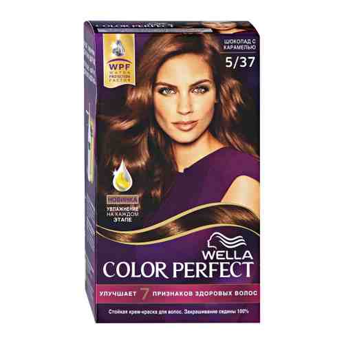 Крем-краска для волос Wella WCP стойкая 5.37 шоколад с карамелью 140 мл арт. 3430060