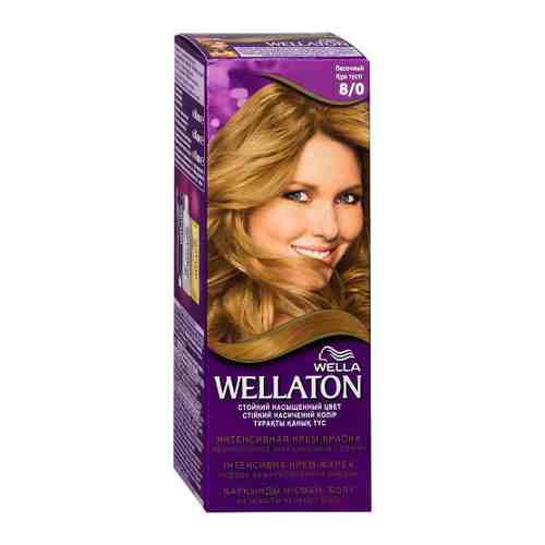 Крем-краска для волос Wella Wellaton Интенсивная 8.0 песочный 110 мл арт. 3430071
