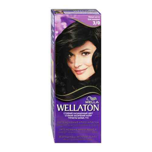 Крем-краска для волос Wella Wellaton интенсивная оттенок 3/0 Темный шатен арт. 3521463