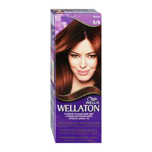 Крем-краска для волос Wella Wellaton стойкая оттенок 5/5 Махагон арт. 3521430