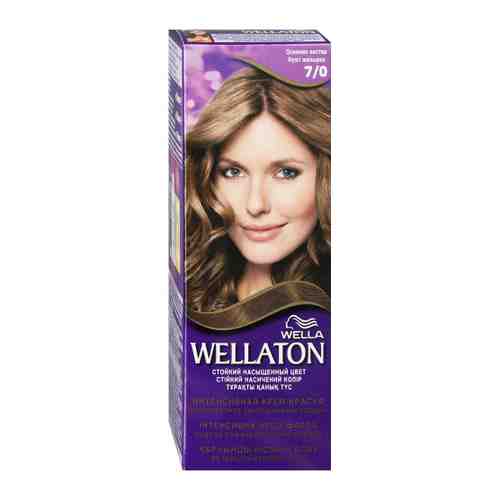 Крем-краска для волос Wella Wellaton стойкая оттенок 7/0 Осенняя листва арт. 3521413