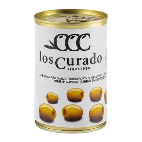 Оливки Los Curado фаршированные сыром Рокфор 300 г арт. 3460904