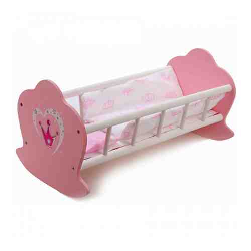 Кроватка-люлька для куклы Mary Poppins Корона деревянная арт. 3378235