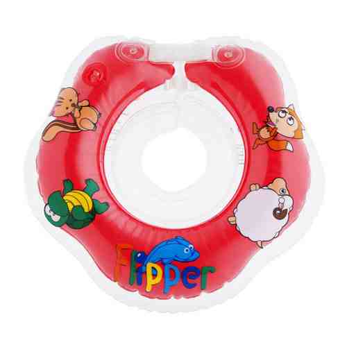 Круг детский Roxy Flipper на шею для купания красный арт. 3445846