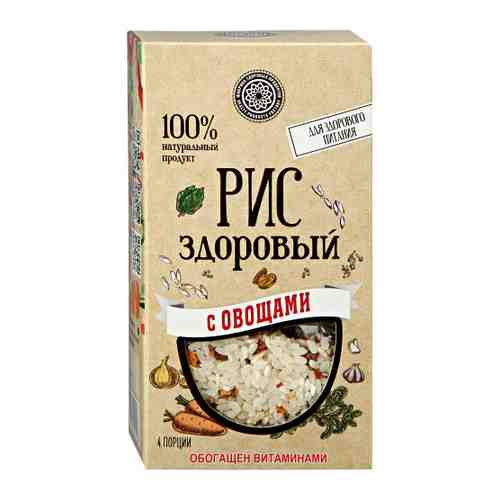 Крупа рис Фабрика Здоровых Продуктов с овощами 230 г арт. 3446475