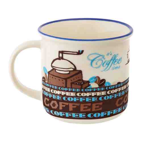 Кружка Rainbow Coffee 1 фарфоровая цилиндр 390 мл арт. 3459987