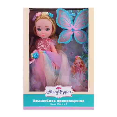Кукла Mary Poppins Волшебное превращение 2в1 Фея цветов 30 см арт. 3441599