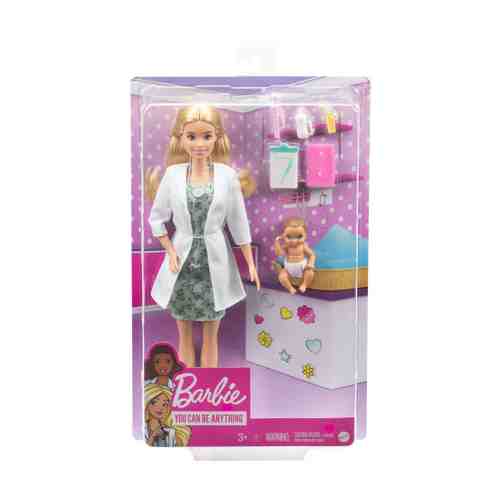 Кукла Mattel Barbie Барби доктор педиатр с малышом пациентом арт. 3481903