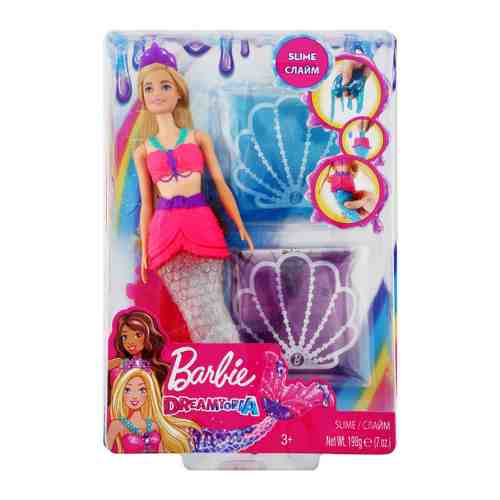 Кукла Mattel Barbie Русалочка со слаймом арт. 3417878