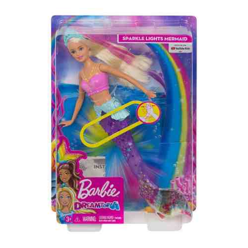 Кукла Mattel Barbie Сверкающая русалочка с подвижным хвостом и короной арт. 3426109